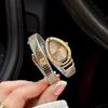 Relojes de Lujo Scottie 9835 para Mujer Serpentine Esfera Perlada Diseño de Forma de Serpiente Cuarzo Moderno Moda Encanto Indicador de Aguja