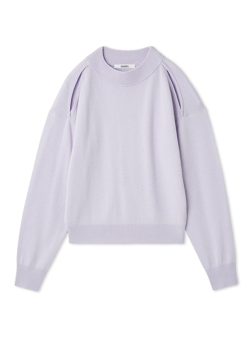 Свитер с открытыми плечами Snidel SWNT254096LAVF 10590₽