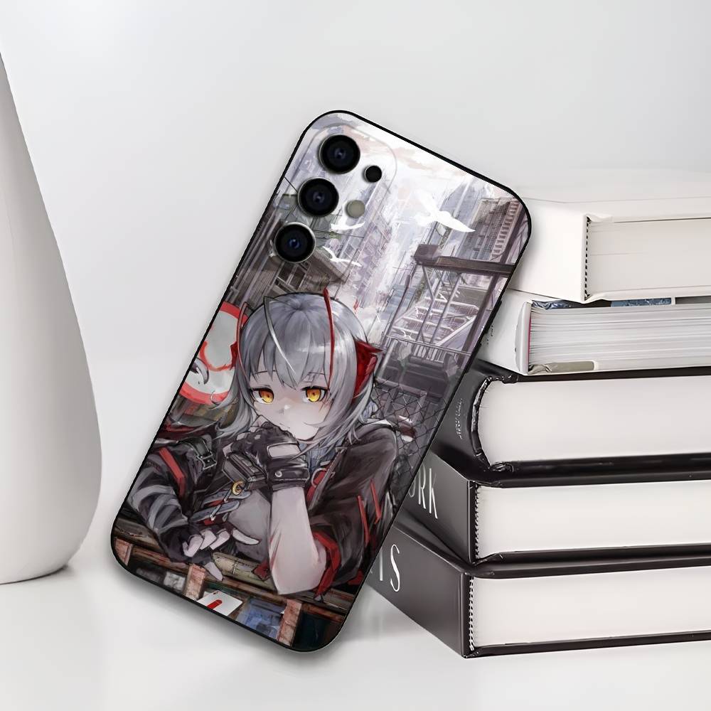 A-Arknights Game Silicone Soft Phone Case for Samsung S25/S24/S21/S22/S23/S30/Ultra/S20/Plus/Fe/Lite Samsung S20ULTRA5G