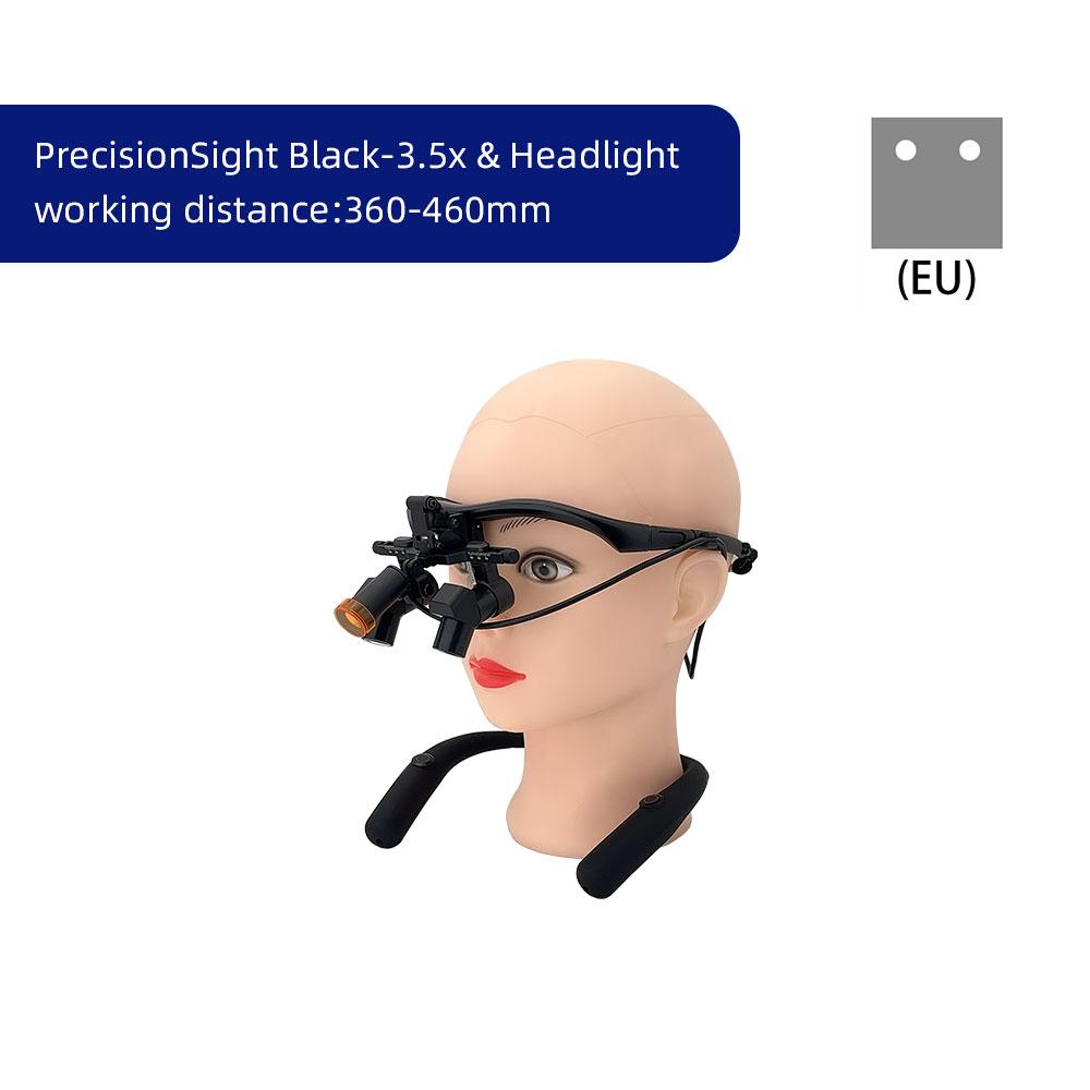 3.5X/4.5/5.5X/6.5X Dental Loupes Headlight Set Wearing Glasses Magnifying The Mirror Oral Glass Surgery Hd Led Equipment