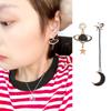 Asymmetrical Long Tassel Star And Moon Planet Brincos Fashion  Accessories Drop Earrings Jewelry Dangle  Earrings Stud Earrings