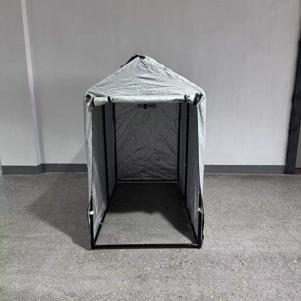 Steel Frame Outdoor Canopy Tent for Bicycle and Electric Vehicle - Rain/Sun Protection Carport Storage