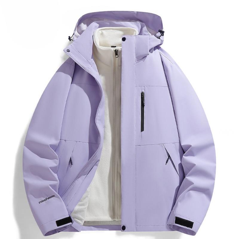 Women's Jacket Jacket Jacket Jacket In Winter Outdoor Three-in-One Removable Two-piece Mountaineering Suit Couple