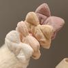 Cute Cat Ear Plush Hair Ties Women's Girl Elastic Hair Bands Korean Style Big Intestine Ring Head Flowers Hair Bands