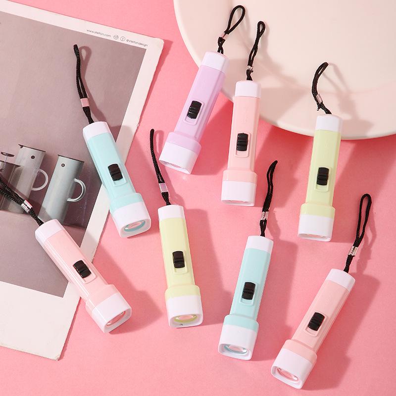 Mini Luminous Flashlight - Bright Toy In Fresh Macaron Colors
