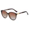 New women's polarized sunglasses, UV-proof driving cat eye glasses, European and American fashion retro sunglasses
