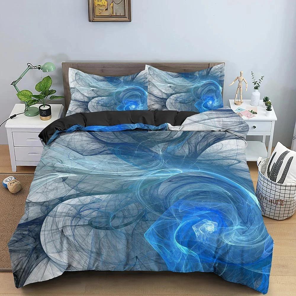3D Sängkläder Lyxigt Barn Påslakanset Sängset Påslakan 220x240 med 1/2 Örngott Täcke Sängklädesset Twin Queen