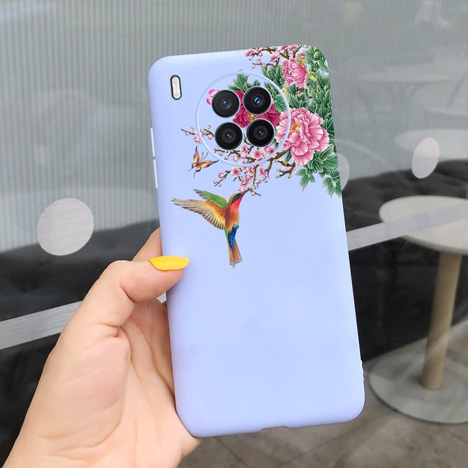 Stylish Silicone Case For Honor 50 Lite Case Soft Slim Phone Back Cover For Huawei Honor50 Lite Cases Honor 50Lite Coques Fundas