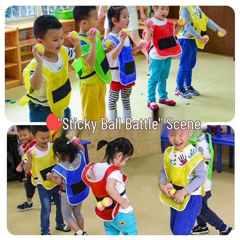 Parent-Child Indoor/Outdoor Velcro Ball Vest & Game Prop