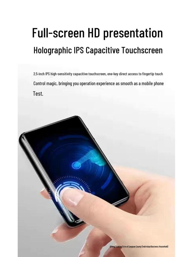 Ultradünner tragbarer MP3/MP4-Studenten-Touchscreen-Musikplayer