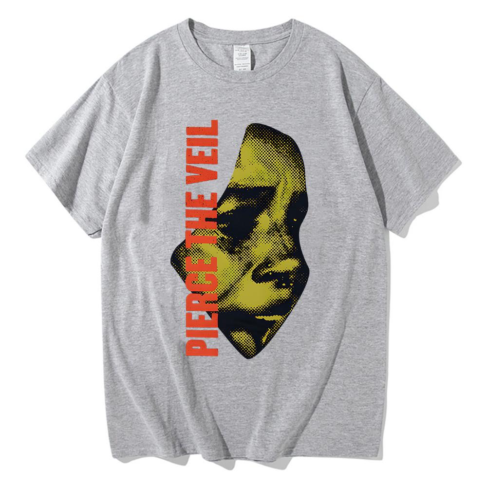 I Can't Hear You Tour T-Shirt Pierce The Veil Rock Band Short Sleeve Cotton T-Shirt Unisex Summer Men's Women Streetwear Casual