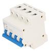 Mini Circuit Breaker 4 Pole 63A Current Breaker Protector Circuit Switch for Resident 400V
