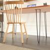 VEVOR 711.2MM Hairpin Furniture Legs, Metal Home DIY Projects for Nightstand, Coffee Table, Desk, 226.8KG Load Capacity with Rubber Floor Protectors