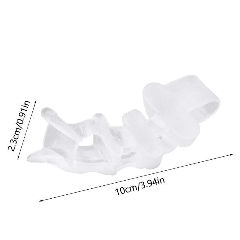 1Pair Toes Separator Suitable Bunion Corrector Material Soft Gel Straightener Spacers