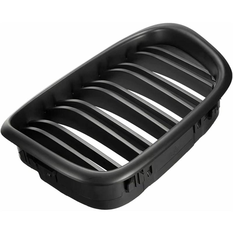 For Bmw 5 Series E39 525 528 530 535 1999-2003 Car Grille Front Kidney Grill Double Line Black 51137005837 51137005838