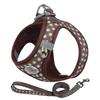 No-Pull Pet Harness with a Leash, Reflective Plaid Padded Vest, for Small and Medium Dogs and Cats 26-27