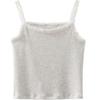 Herbal primary color threaded cotton lace sling vest, beautiful back, slim fit, versatile white spring outer wear, bottom and inner wear