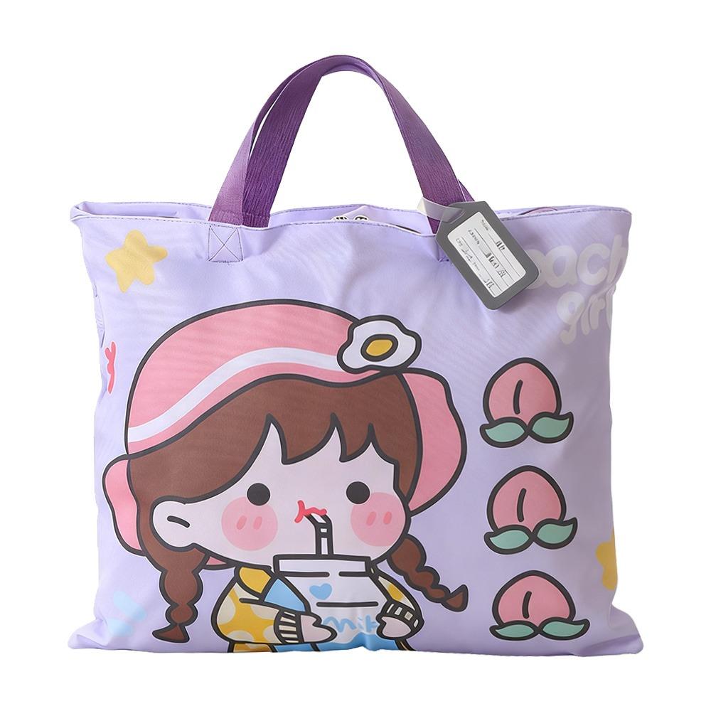 Cartoon Print Kindergarten Quilt Storage Bag Oxford Cloth Lightweight Clothes Packing Bag Foldable Multi-Purpose