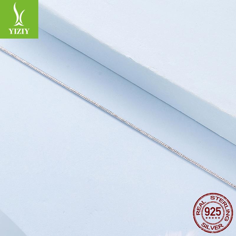 Brățară Simplă de Lux Ușor din Argint Sterling S925 Lanț Os de Șarpe pentru Bărbați și Femei Brățară Bijuterii Exquisite Versatile