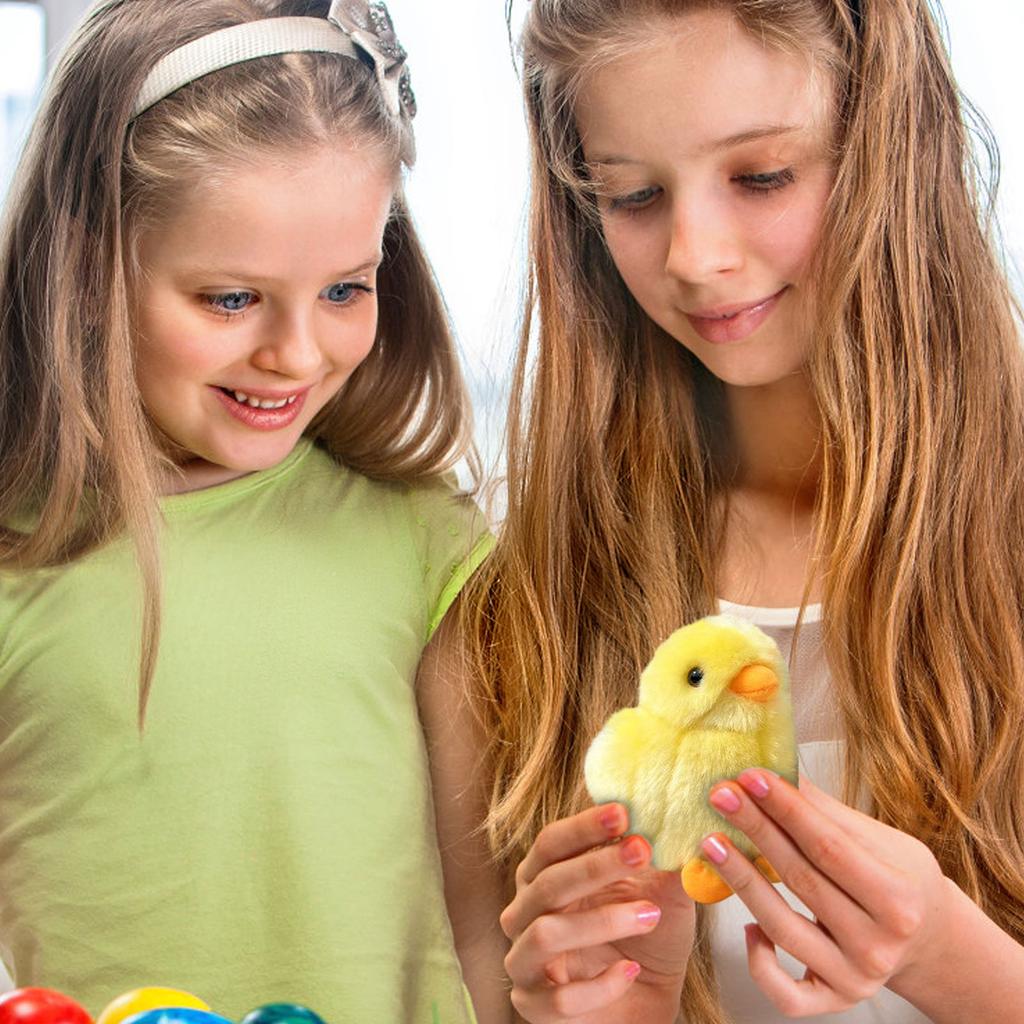Cute Simulated Chick Plush Toy Sound-making Small Doll