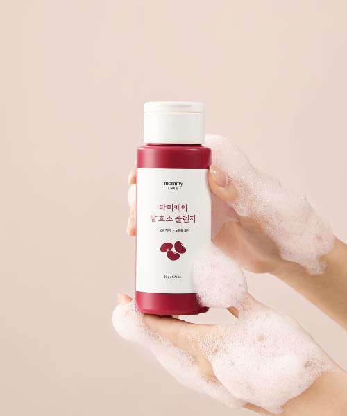 Red bean powder enzyme facial cleanser