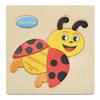 Cartoon 3D Puzzle Jigsaw Wooden Toys for Children Cute Animal Traffic Puzzles Intelligence Kids Baby Early Educational Toys