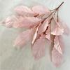 Leaves Flocking Cloth Wedding Bouquet Photography Styling Props Decor Home