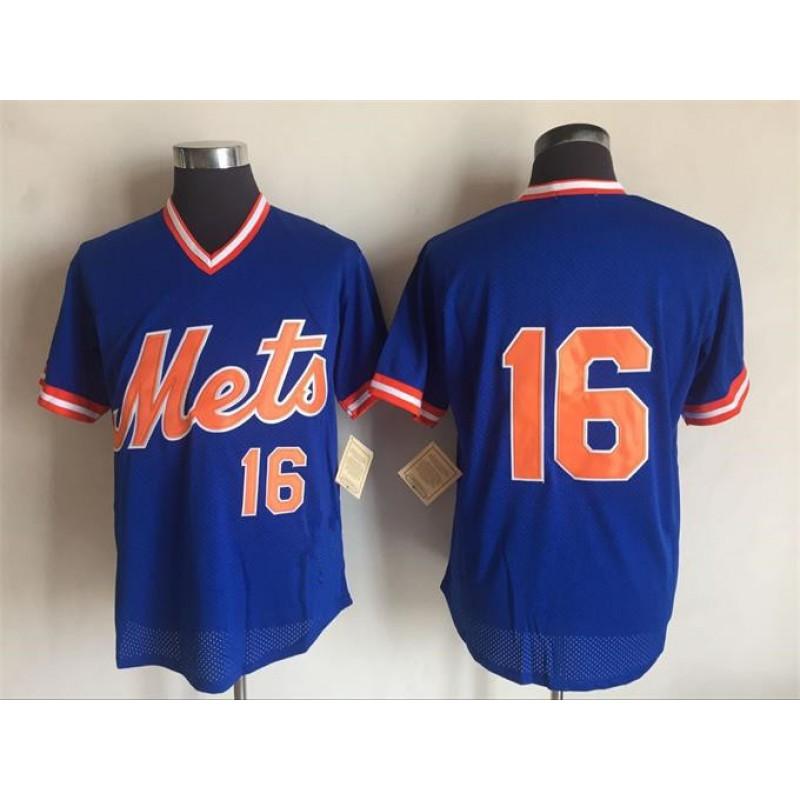 Vintage Baseballový dres New York Mets Unisex Bavlněná síťovina Vyšívaný Sportovní top Oblečení pro fanoušky Ležérní outfit