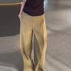 2025 Women's Old Money Style Side Pleated Wide-Leg Loose Casual Pants