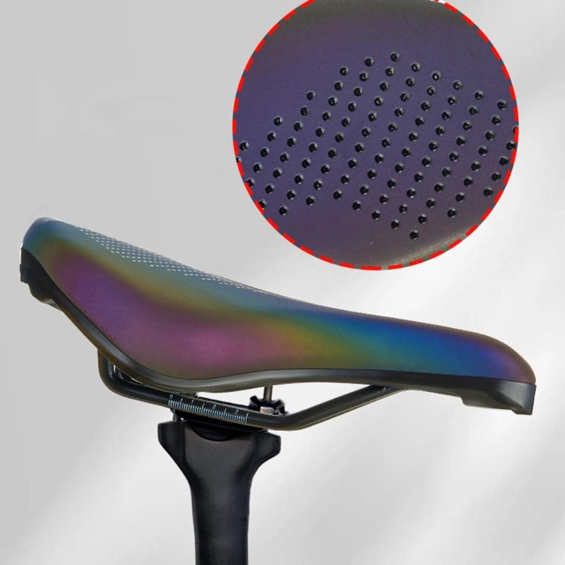 PU Leather Bike Saddles Seat Pad Breathable Comfortable Bicycles Saddles Cycling Cushion Shockproof Bike Cushion