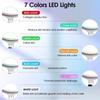 LED Photon 7 Colors Neck Beauty Instrument Electric Skin Care Tool Neck Care Massager Tool  Women