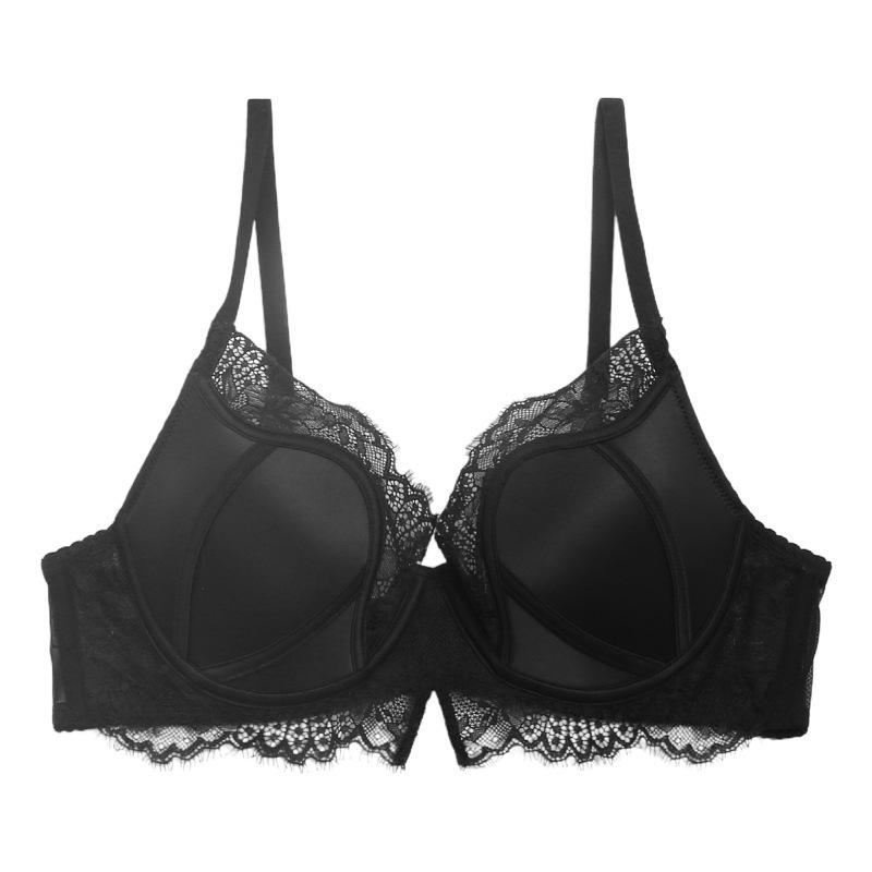 The Source Manufacturer Is Light Luxury Sexy Underwear, Girl Lace Soft Steel Ring, Half a Cup of Small Breasts Gathered and Supported