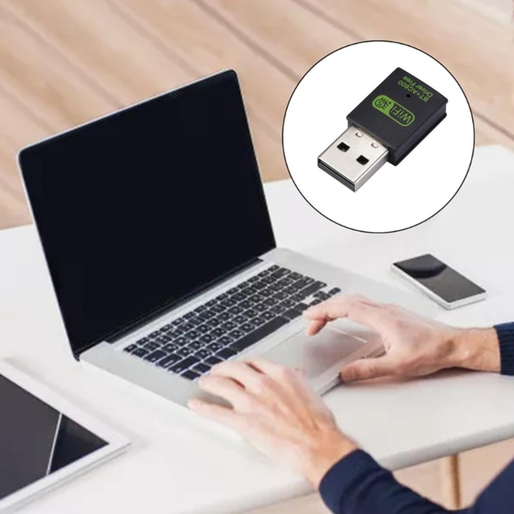 WiFi Receiver WLAN Dongle Wifi Network Adapter WiFi Receiver  for Laptops/Smartphone/Tablet/