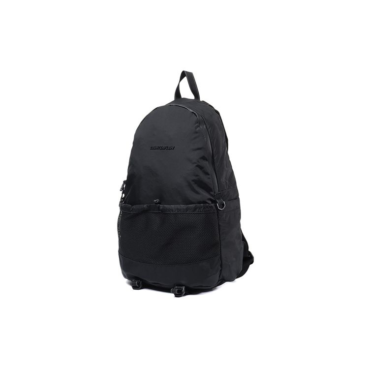 Li Ning CF Suo Zipper Closure Fabric Backpack Unisex Backpack Black ABSQ546-1000 Black