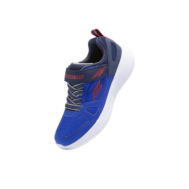 Skechers Kids Mesh Comfortable Versatile Simple Fashion Non-Slip Wear-Resistant Shock Absorbing Breathable Low-Top Outdoor Shoes 405090L-BLNV