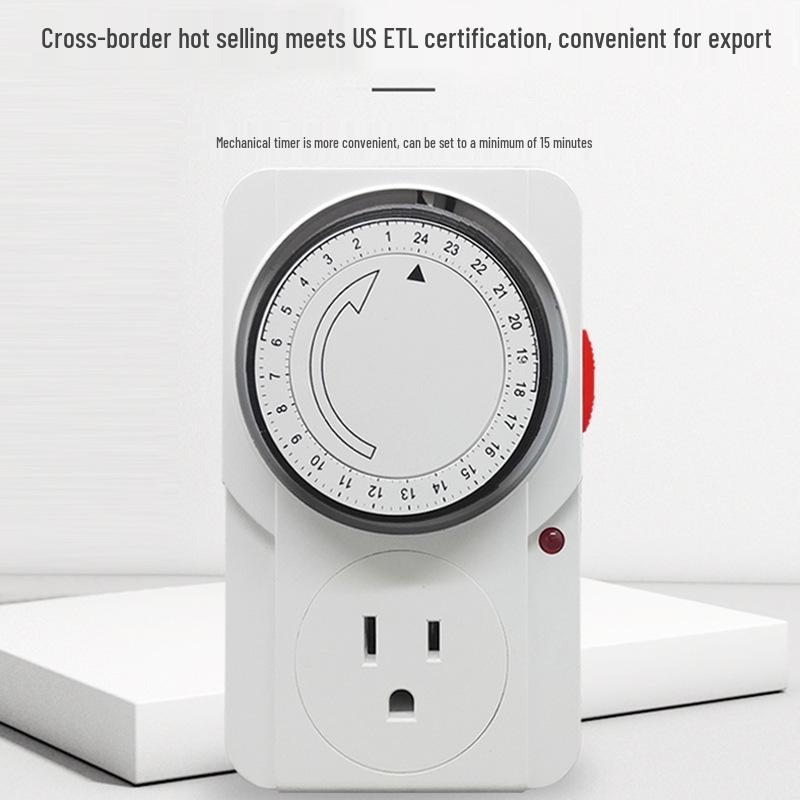 24-Hour US Mechanical Timer Switch Socket Controller