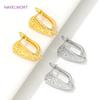 Crochets de Boucles d'Oreilles Plaqués Or 18K Fermoirs Laiton Accessoires de Boucles d'Oreilles Fil d'Oreille Pour Fabrication de Boucles d'Oreilles Apprêts, Accessoires de Fabrication de Boucles d'Oreilles DIY
