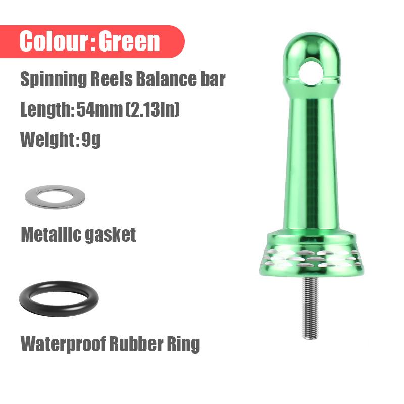 Multi-color Fishing Wheel Stabilizer Bar Aluminum Alloy Reel Frame Light Balance Frame DIY Fishing Wheel Accessories 4