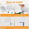 For Starlink Gen 3 Router Mount 2 In 1 Wall Holder Space Saving Mounting Bracket Kit Router Bracket for Router and Power Supply
