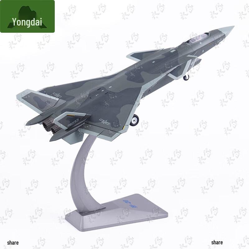 J-20 Fighter Jet Alloy Model