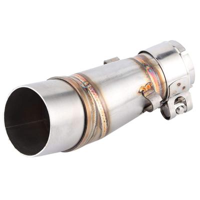 Ninja 250r Muffler, Qiilu Motorcycle Exhaust Slip Middle Link Pipe Adapter Connector for Kawasaki Z250 Ninja 250 13-16