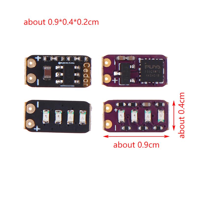 1/3/5 Stück 3,7~4,2V Messmodul Stromanzeigemodul 1 Serie Li-Ionen-Batterie Mini-LED zur Stromanzeige