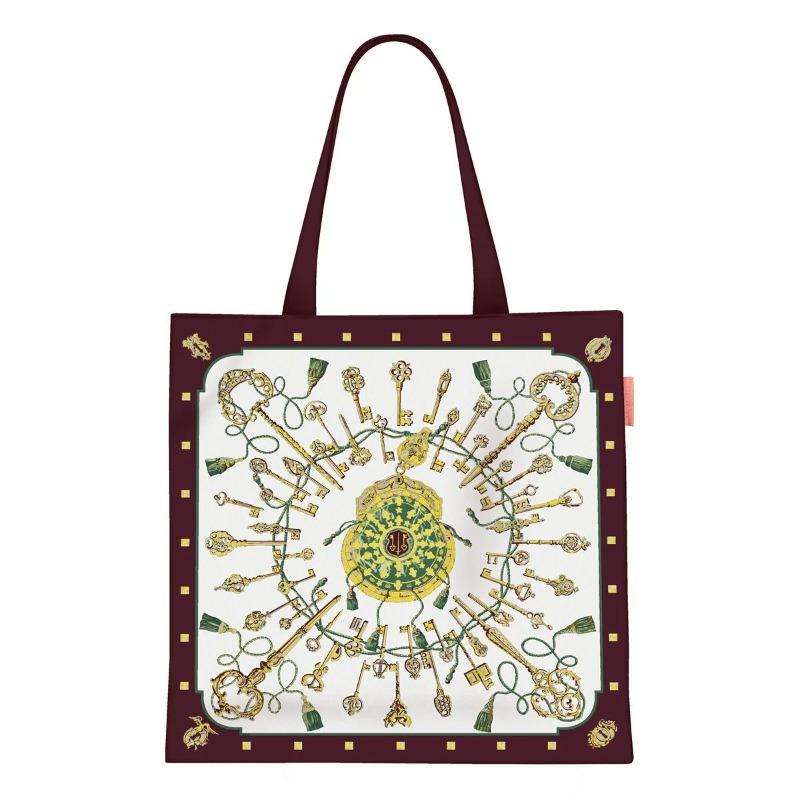 Printed Canvas Bag Women's Hand Bag Large Capacity Student Tutoring Shoulder Bag