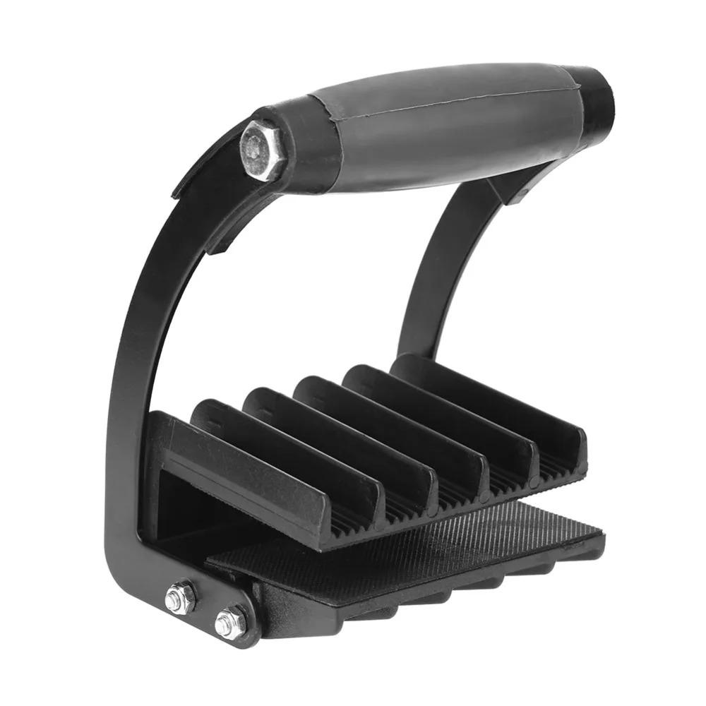 

Portable Carry Woodboard Fixture Metal Material Labor-saving Design Plywood Carrier Single Hand Grip Metal Handle чорний
