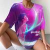 Huntrix Girls Kpop Demon Hunters Two-sided Shirt Anime Style ShirtFeaturing Rumi Mira Zoey Girl Group Magical Warrior Fan Tops