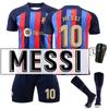 Barcelona Home Soccer Jersey Set 10 Messi  Fan Version Shirt Shorts