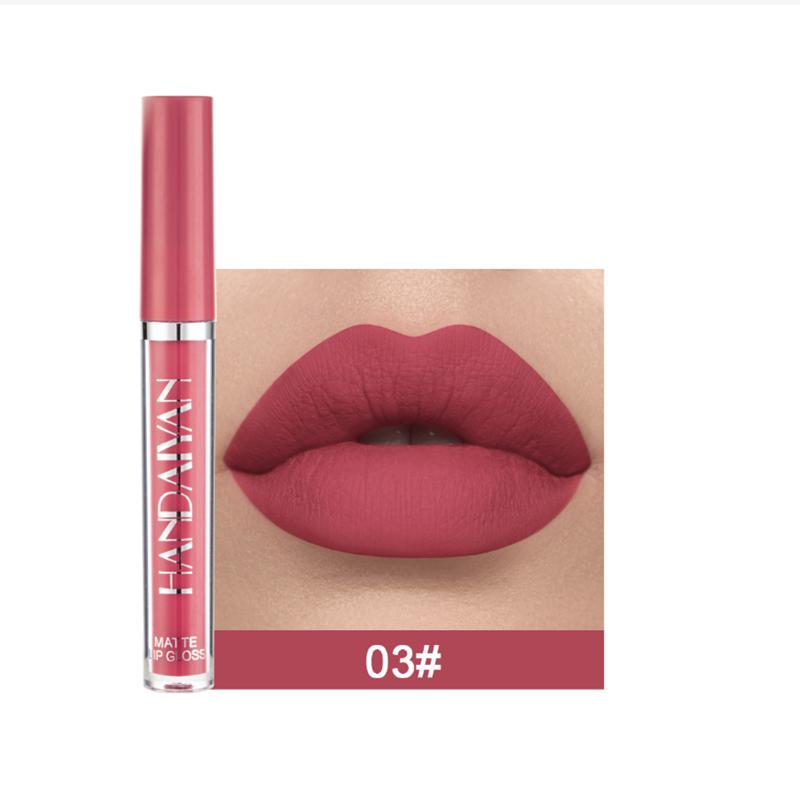 12 Colors Velvet Lipstick Matte Liquid Lipstick Waterproof & Long-Lasting Lip Gloss Non-Sticky Hydrating Formula Lip Glaze Ideal Gift for Women