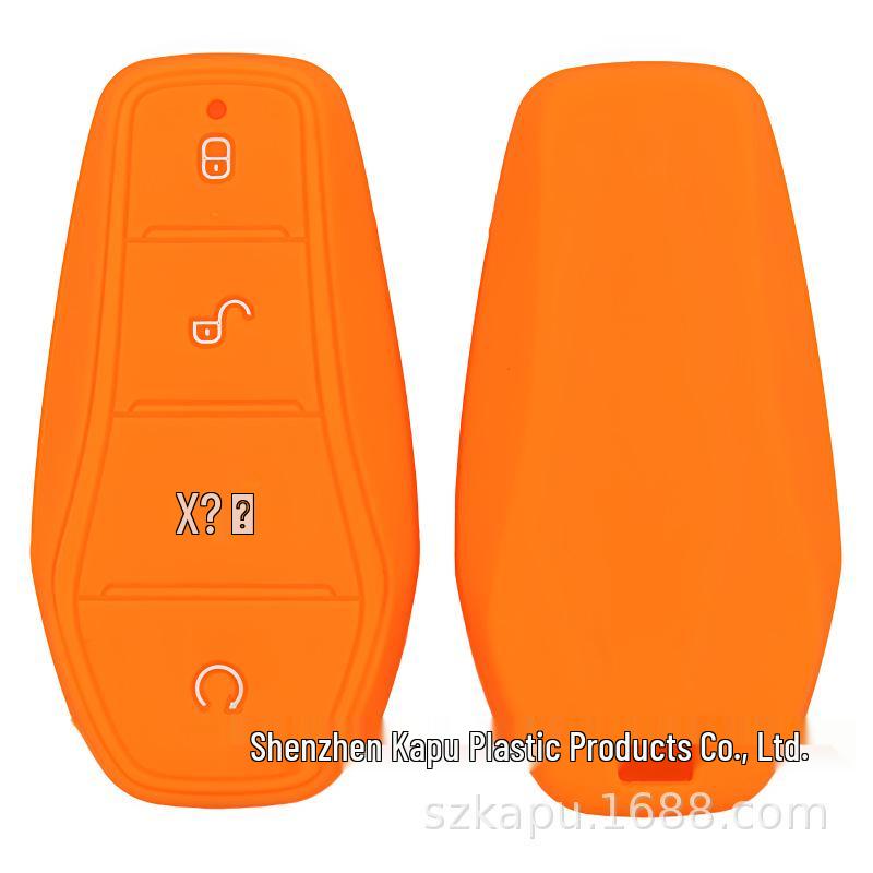 Silicone Key Cover for 2021 BYD Dolphin, Qin EV, Qin Plus, Song DMi, E2, E3 Models