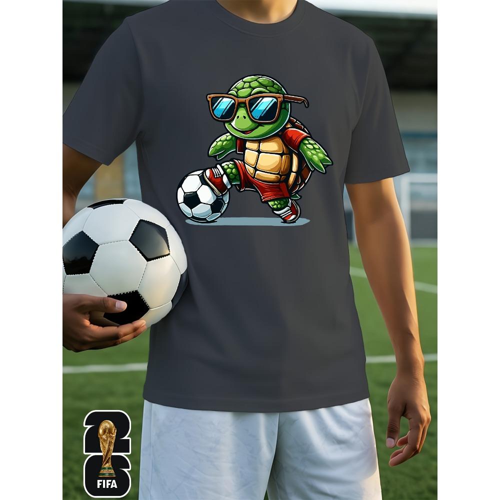Men's Home Clothing Top [FIFA  Authorization] . 2026  Men's and Women's T-shirt,  Pattern Print, Trendy and Fashionable, Suitable for Beach Parties,
