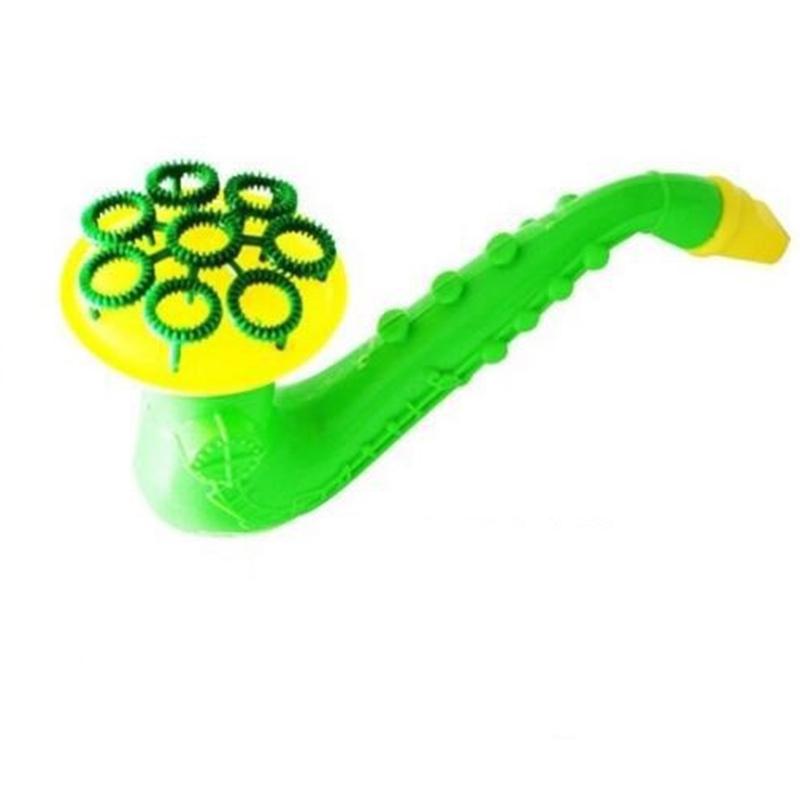 2018 New 1pcs Novelty Horn Blowing Bubble Gun Random Style Sent